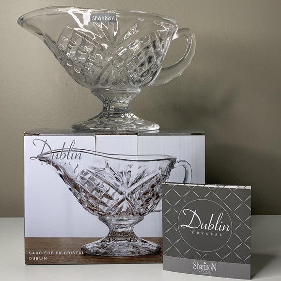♦️SOLD♦️ GODINGER DUBLIN GRAVY BOAT BRAND NEW - Picture 3 of 8